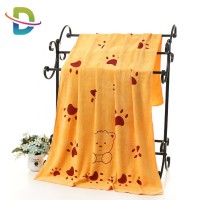 wholesale china printed bath towel sets towel microfiber